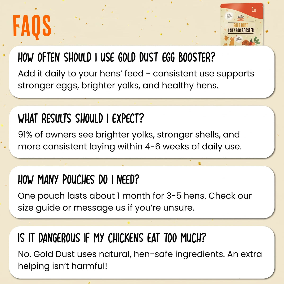 Gold Dust - Daily Egg Booster